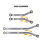 INJORA Aluminum High Clearance 4 Links Set for 1/24 Axial SCX24 GX470