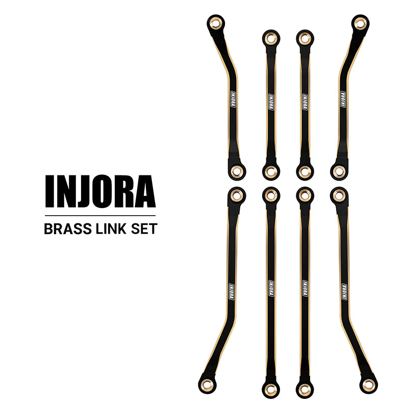 INJORA Brass High Clearance Links Set for 1/18 TRX4M Defender Bronco