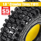 INJORA 1.0" 64*24mm Tires & Silicone Rubber Inserts Combo (4) (T1011)