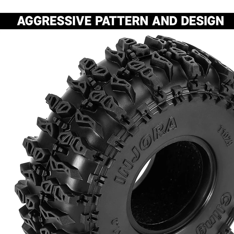 INJORA 1.0" 64*24mm Cling On Tires (T1020)