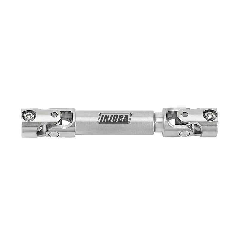 INJORA 1pcs Stainless Steel Drive Shaft with D Shaped Hole for SCX24 AX24 FCX18 FCX24m