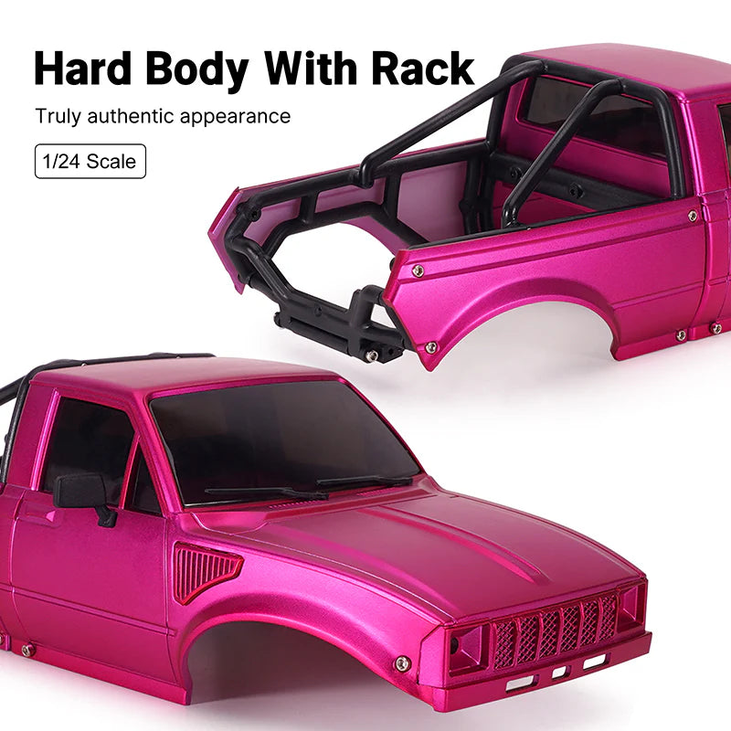 INJORA IR60-24 Pickup Hard Body for 1/24 SCX24 C10 JLU Bronco Base Camp 4Runner