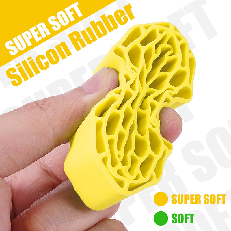 INJORA 1.3" 70*26mm Cling On Tires & Silicone Rubber Inserts Combo (4)