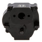 MEUS RACING Metal Gearbox Assembly Aluminum Transmission Housing with Steel Internal Gears for TRX-4M TRX4M 1/18 RC Crawler Car Upgrade Parts - BLACK