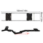 INJORA LCG Carbon Fiber Chassis Kit 6º Angled Frame for SCX24 Gladiator Power Wagon