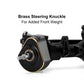 INJORA +4mm Planet Axles with Double Joint Shafts & Brass Steering Knuckles for 1/24 Axial SCX24