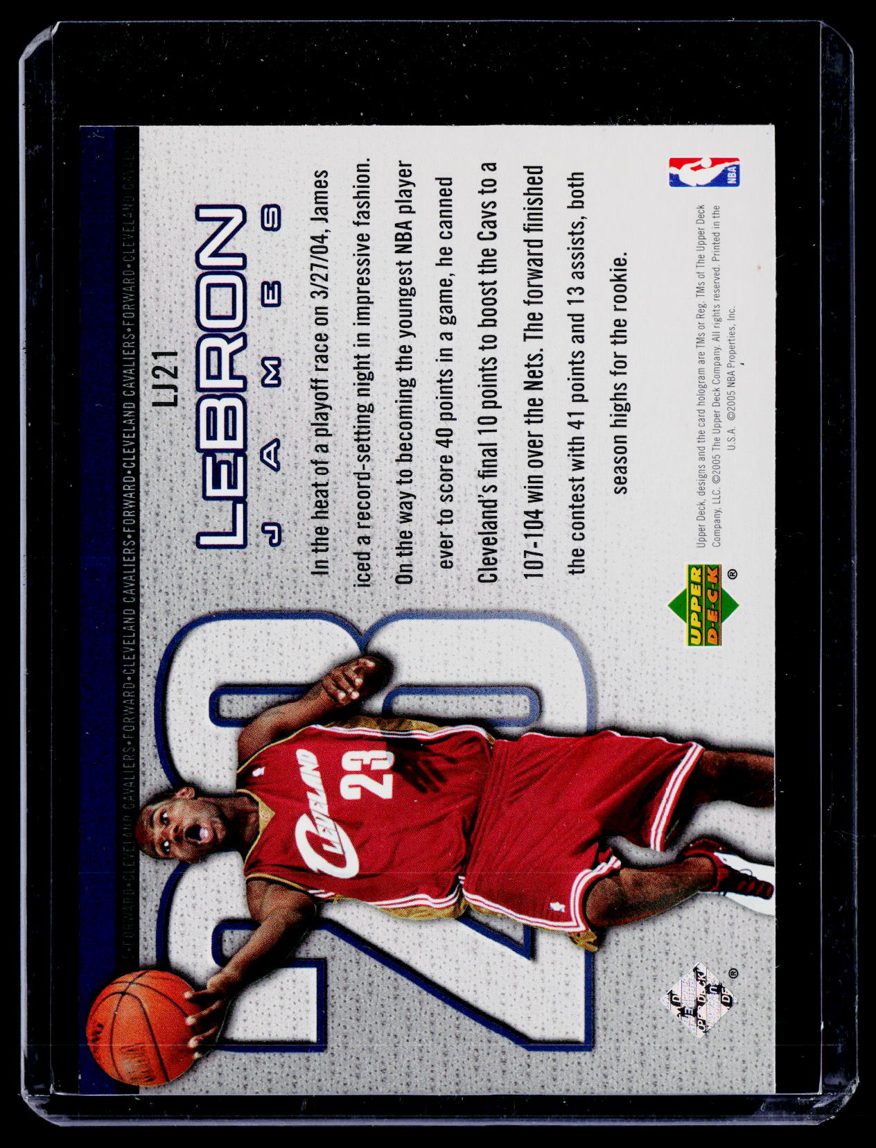 2005-06 Upper Deck #LJ21 LeBron James LeBron James