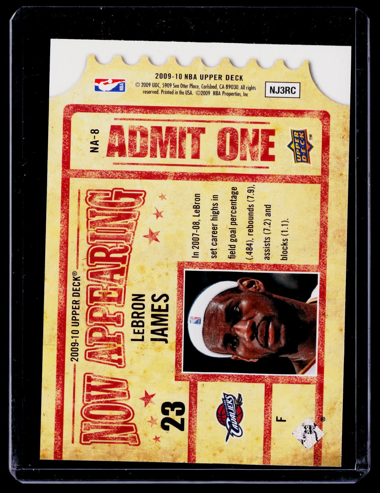 2009-10 Upper Deck #NA-8 LeBron James Now Appearing