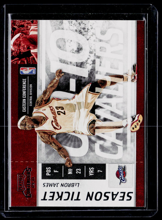 2009-10 Panini Playoff Contenders #43 LeBron James