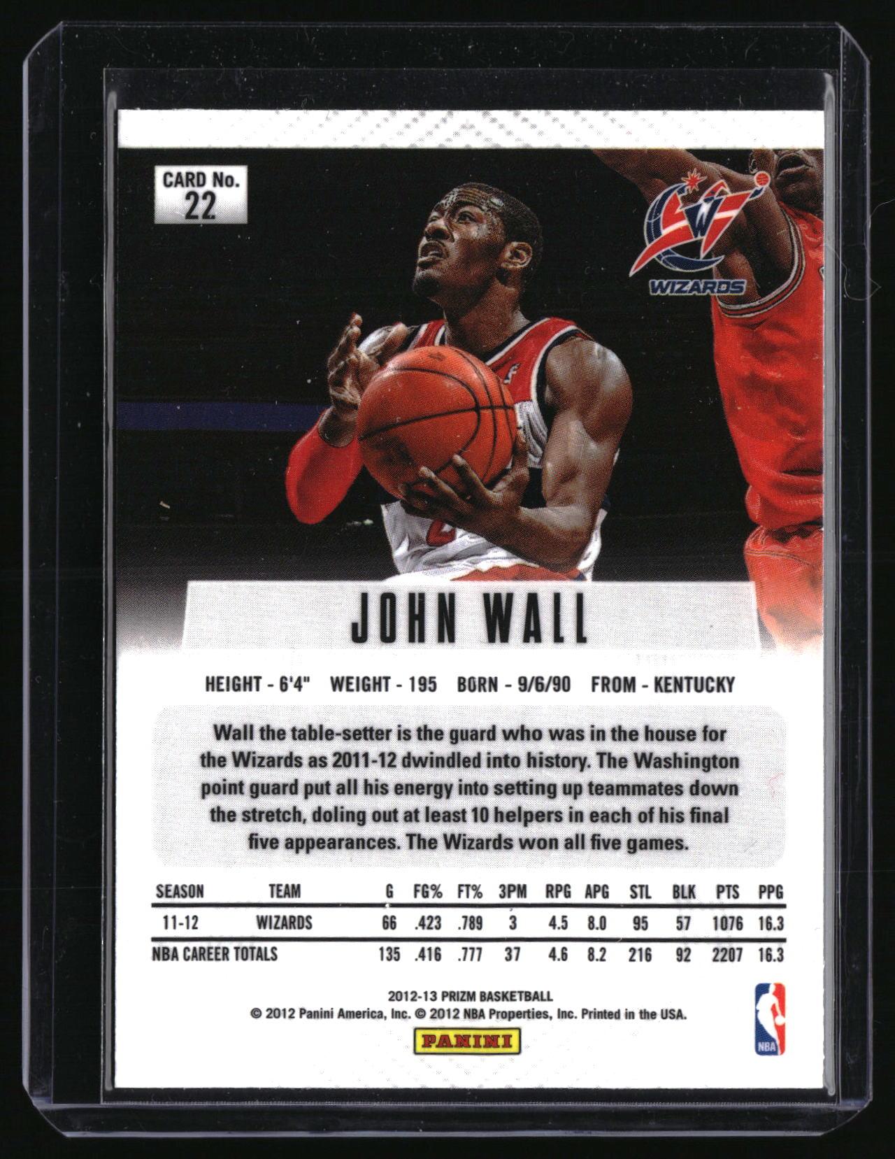 2021-22 Panini Prizm #68 John Wall