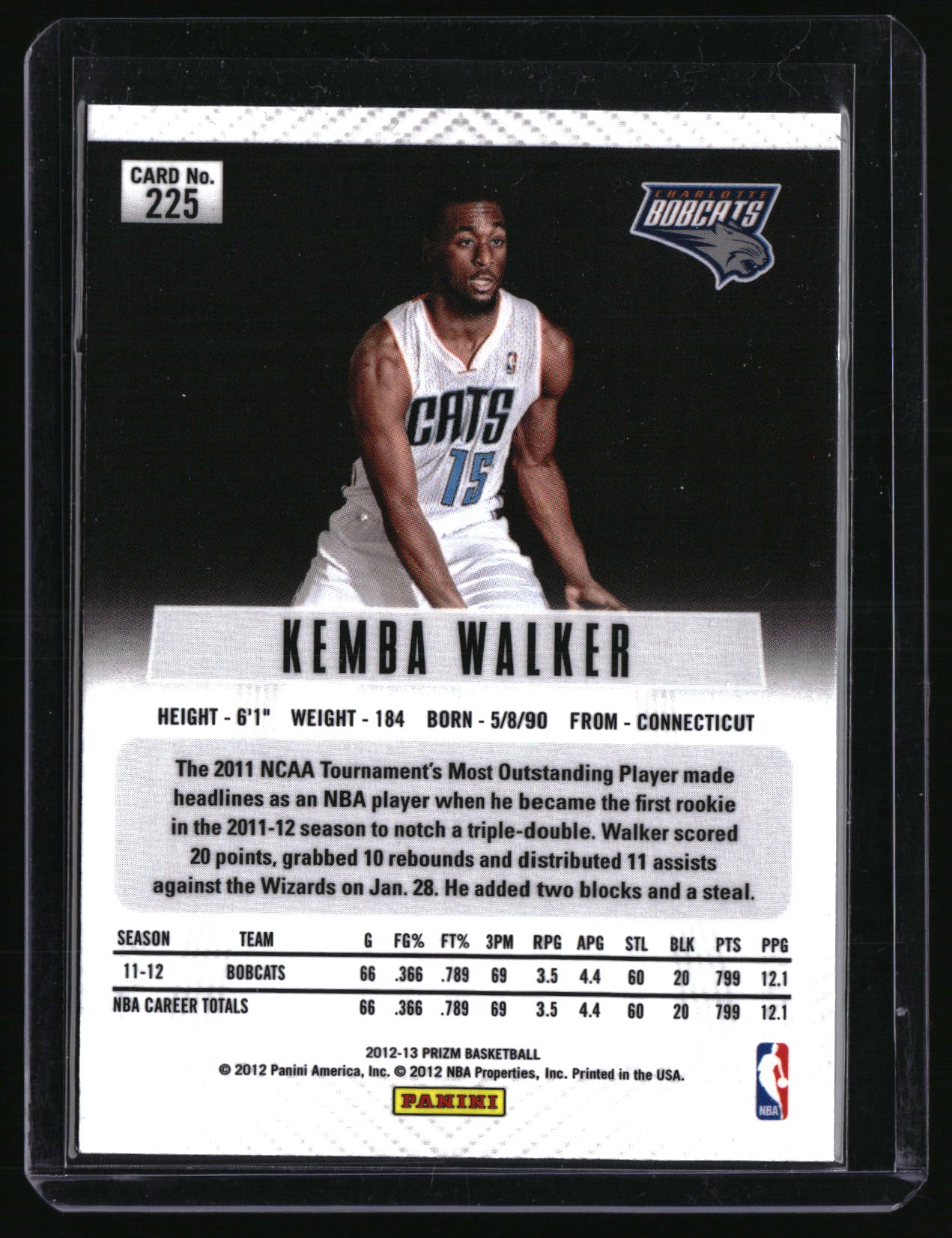 2012-13 Panini Prizm #225 Kemba Walker