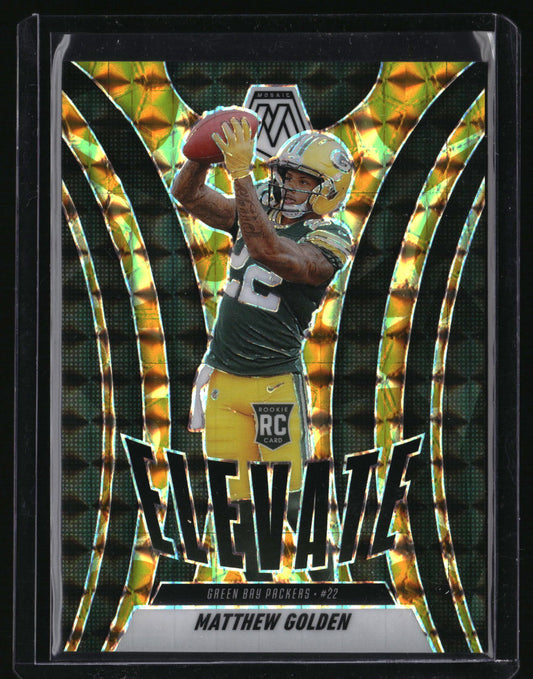 2025 Panini Mosaic #3 Matthew Golden Elevate Mosaic