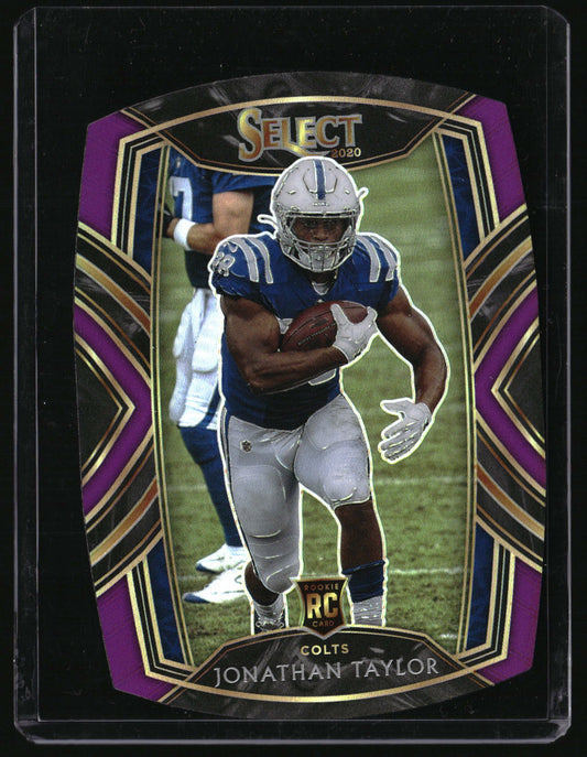 2020 Panini Select #253 Jonathan Taylor Maroon Prizm Die Cut
