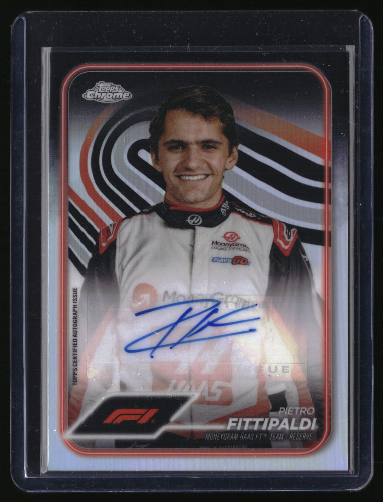 2024 Topps Chrome Formula 1 #CAC-FITT Pietro Fittipaldi Chrome Autographs