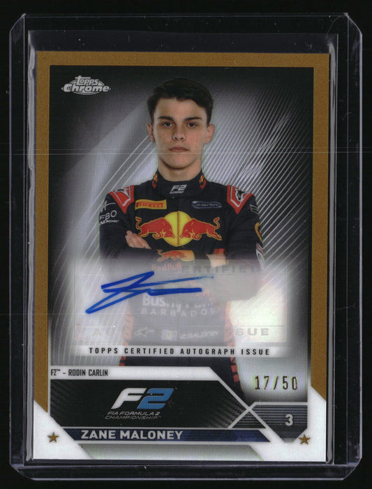 2023 Topps Chrome Formula 1 #CAC-ZM Zane Maloney Chrome Autographs 17/50