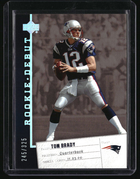 2006 Upper Deck Rookie Debut #57 Tom Brady Holofoil #/325