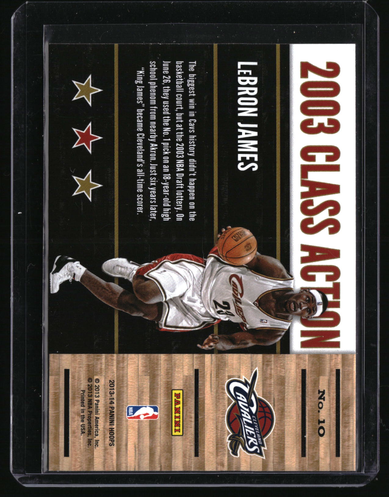 2013-14 Hoops #10 LeBron James Class Action