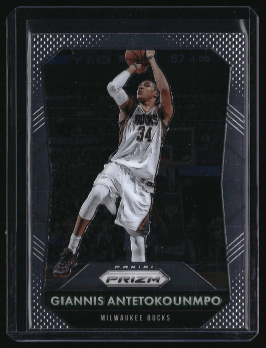 2015-16 Panini Prizm Gianis Antetokoumpo Silver No. 144