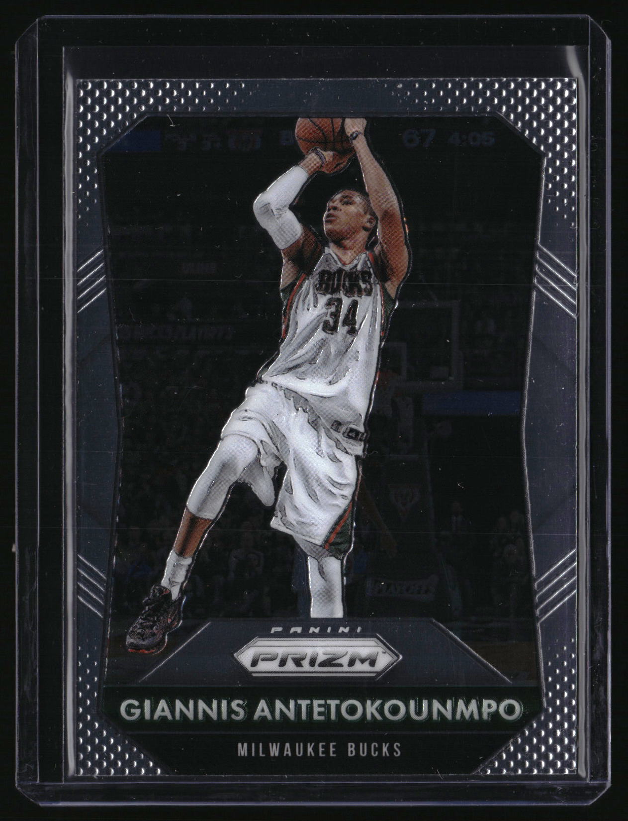 2015-16 Panini Prizm Gianis Antetokoumpo Silver No. 144