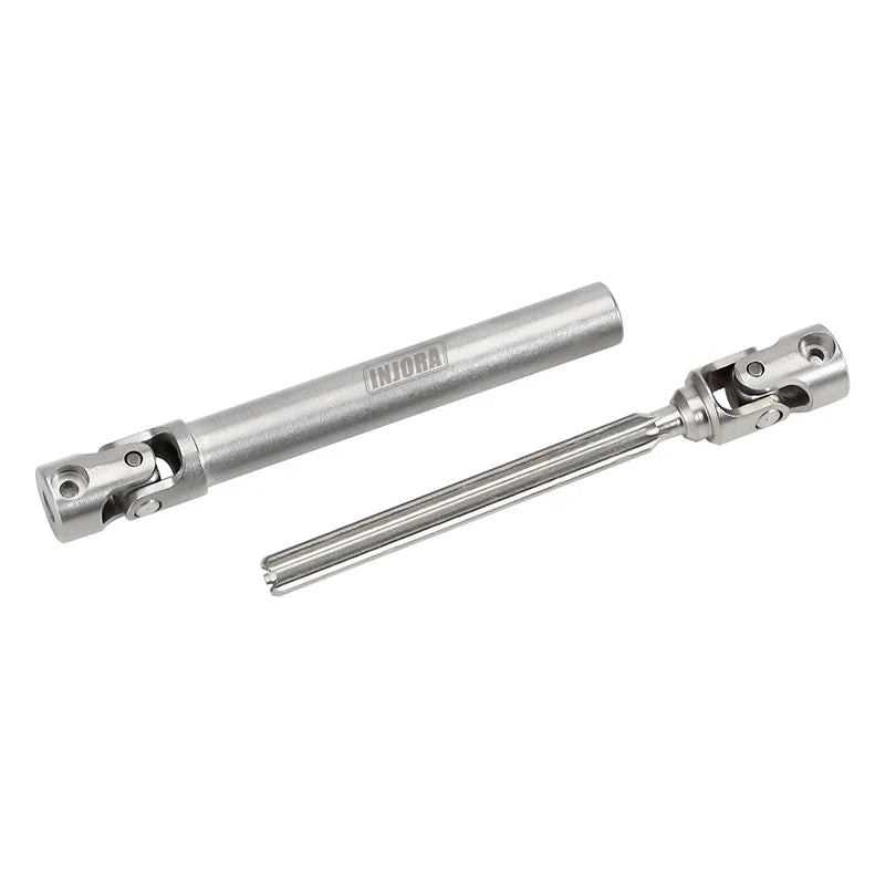 INJORA 1pcs Stainless Steel Drive Shaft with D Shaped Hole for SCX24 AX24 FCX18 FCX24m