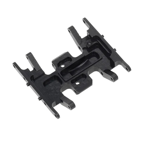 Meus Racing Center Transmission Skid Plate for Axial SCX24 90081 Wrangler - BLACK