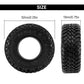 INJORA 1.0" 52*19mm MAVERIX M/T Tires (T1026) (4)