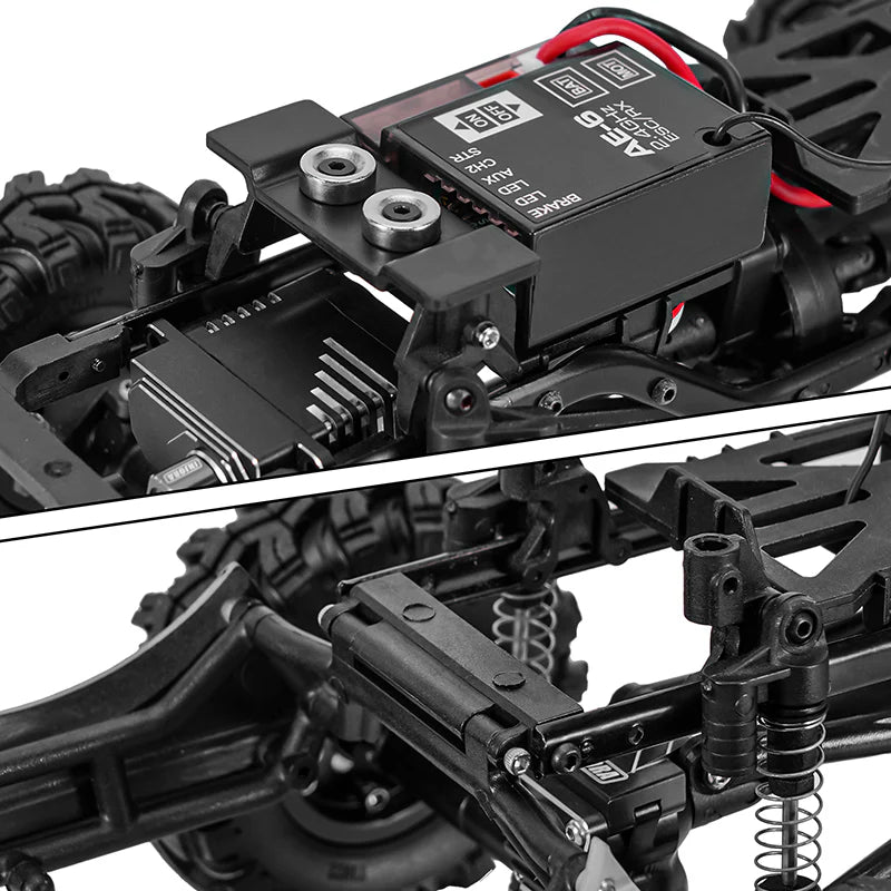 INJORA Limited Edition IR60-24 Pickup Hard Body for SCX24 C10 JLU Bronco Base Camp 4Runner (Gold)