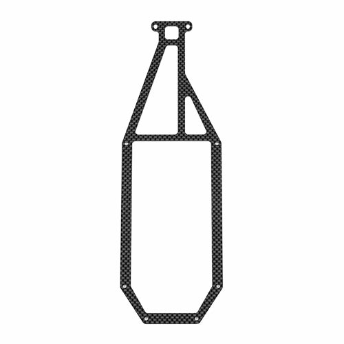 TEAM ASSOCIATED RC10 '91 Stealth Car Top Plate, Carbon Fiber