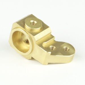 M3 BRASS TRAILING FRONT SPINDLE for HEX AXLE (1)