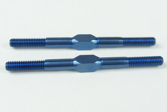 Custom Works TRUESPEED 1-3/4″ BLUE TITANIUM TURNBUCKLES (PR)