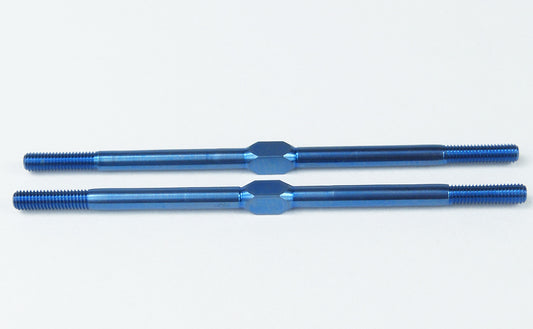 Custom Works TRUESPEED 2-7/8″ BLUE TITANIUM TURNBUCKLES (pr)