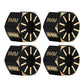 INJORA Black Brass Wheel Hex Hub Extenders for Axial SCX10 PRO SCX10 III UTB10 Capra