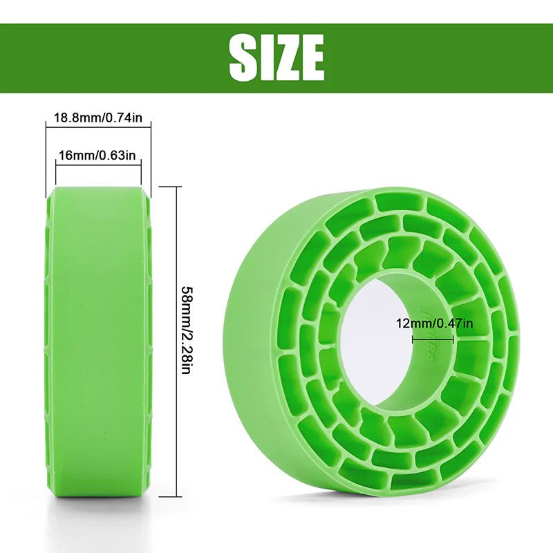 INJORA 4pcs Silicone Rubber Inserts For 62-64mm*24mm 1.0" Tires (1064)