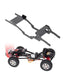 MEUS Racing Carbon Fiber LCG Chassis Kit Frame Girder, Low Center of Gravity Carbon Fiber Frame Upgrade Part for Axial SCX24 Deadbolt JLU C10 Bronco 90081