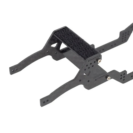 MEUS Racing Carbon Fiber LCG Chassis Kit Frame Girder, Low Center of Gravity Carbon Fiber Frame Upgrade Part for Axial SCX24 Deadbolt JLU C10 Bronco 90081