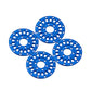 INJORA 4pcs Aluminum Wheel Faces for 1.0" ModuWheel