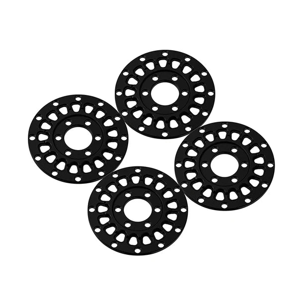 INJORA 4pcs Aluminum Wheel Faces for 1.0" ModuWheel