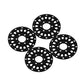 INJORA 4pcs Aluminum Wheel Faces for 1.0" ModuWheel