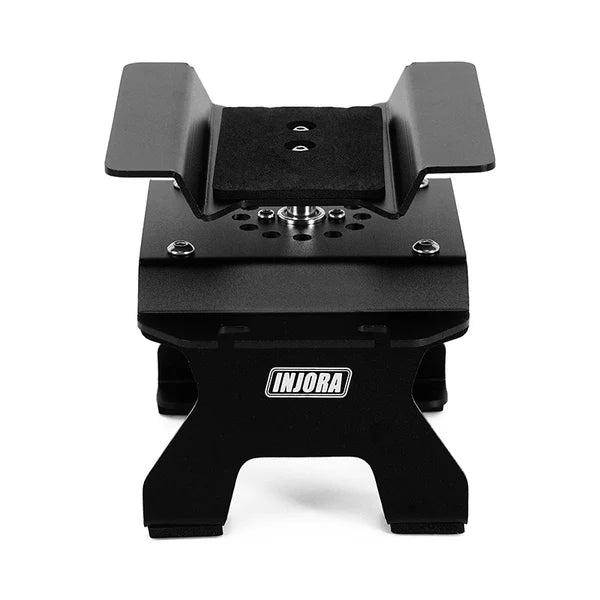 INJORA Aluminum RC Car Stand with Shock Holder for 1/24 1/18 RC Crawler
