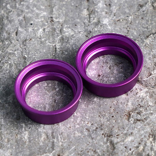 INJORA 4pcs Aluminum Wheel Barrels for 1.0" ModuWheel