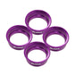 INJORA 4pcs Aluminum Wheel Barrels for 1.0" ModuWheel