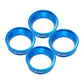 INJORA 4pcs Aluminum Wheel Barrels for 1.3" ModuWheel