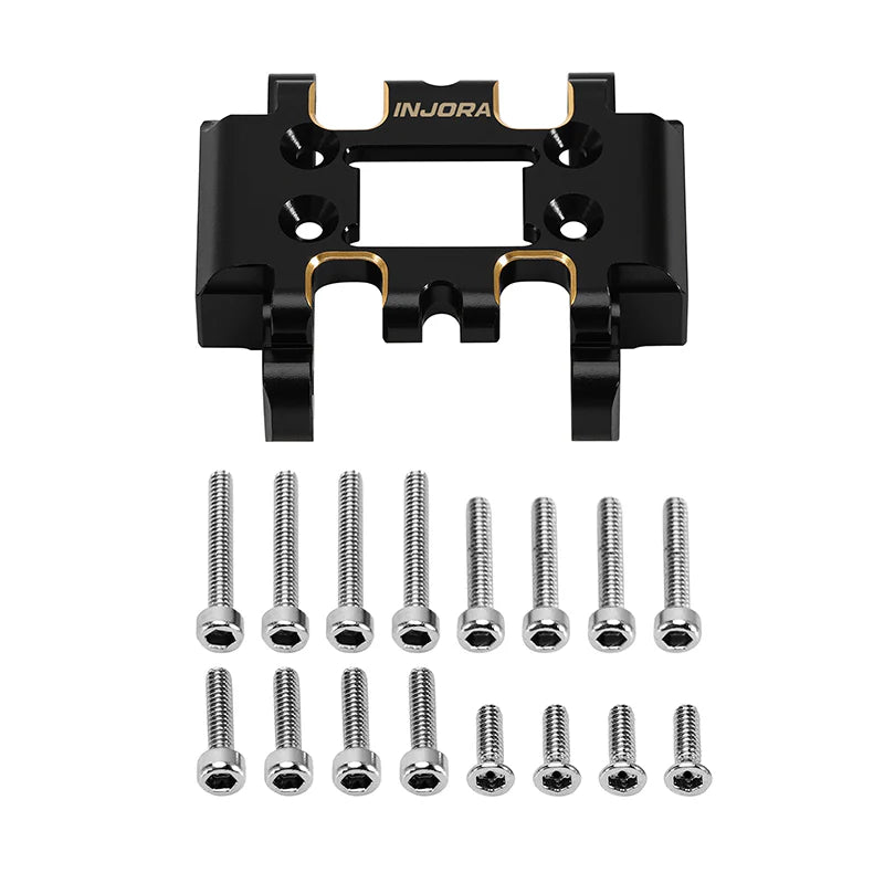 INJORA Black Brass Skid Plate for 1/32 Redcat Ascent-32 (ASC32-03)