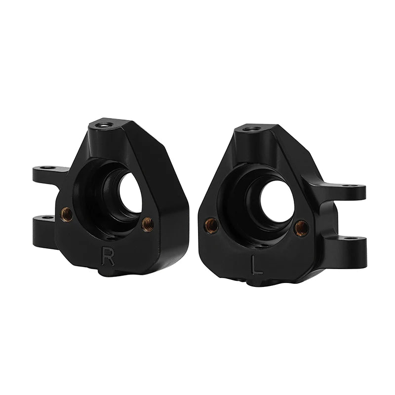 INJORA Black Coating Brass Steering Knuckles for 1/32 Redcat Ascent-32 (ASC32-06)