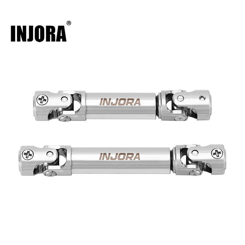 INJORA Stainless Steel Drive Shafts for 1/32 Redcat Ascent-32 (ASC32-02)