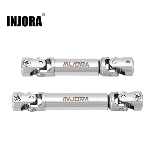INJORA Stainless Steel Drive Shafts for 1/32 Redcat Ascent-32 (ASC32-02)
