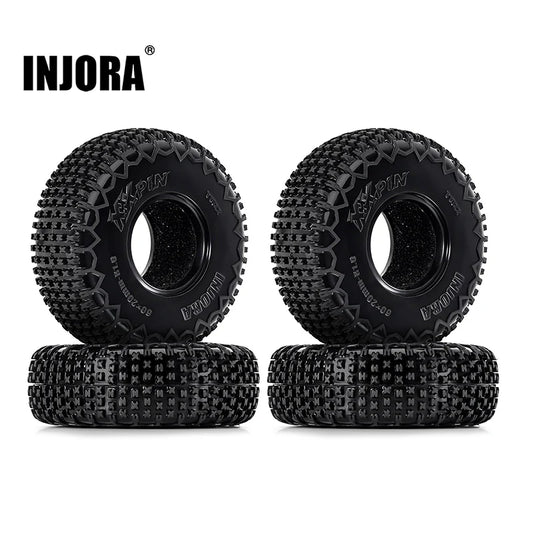 INJORA 1.0" 60*20mm XHX Pin Tires (T1022P)