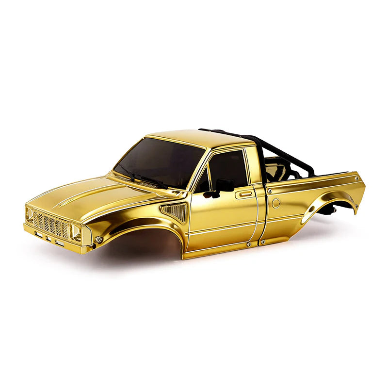 INJORA Limited Edition IR60-24 Pickup Hard Body for SCX24 C10 JLU Bronco Base Camp 4Runner (Gold)