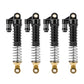 INJORA 59mm Long Threaded Oil Shocks with Brass End for 1/18 TRX4M