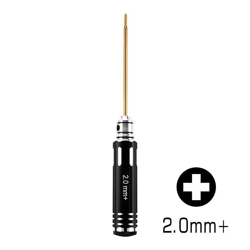 INJORA 2.0mm+ Phillips Screwdriver 3.0mm Hex Nut Driver for 1/30 Axial SCX30